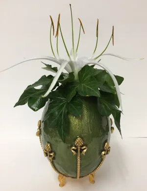 Olive Green Vase