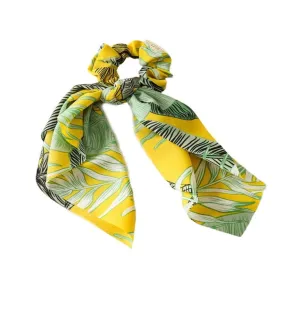 Palm Leaf Scunchie Scarf