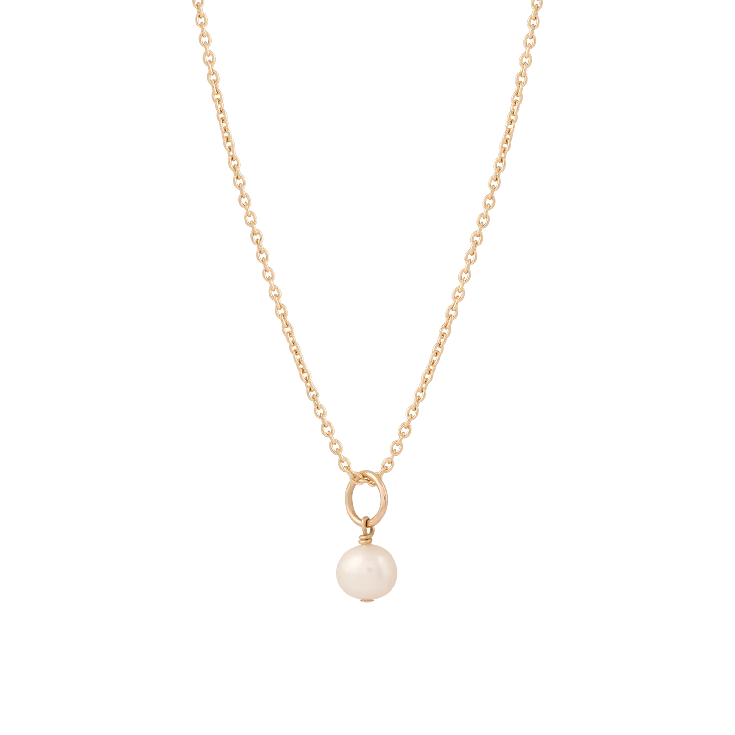 Paloma Pearl Necklace Gold