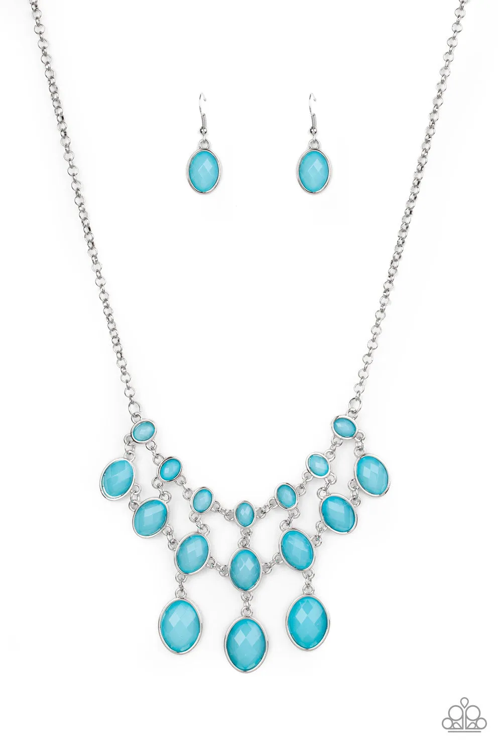 Paparazzi Mermaid Marmalade Necklace Blue