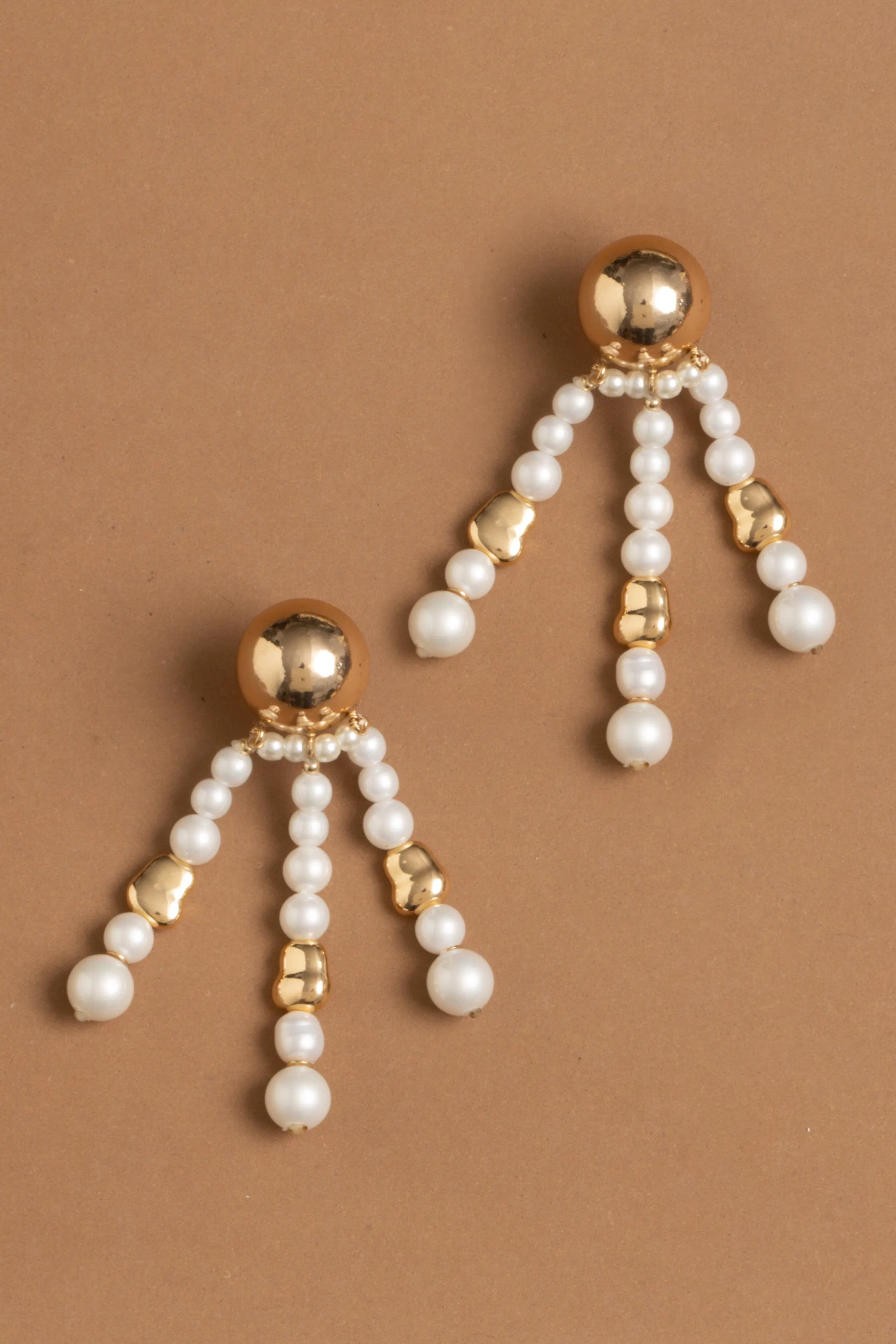 Pearl Fringe Earrings