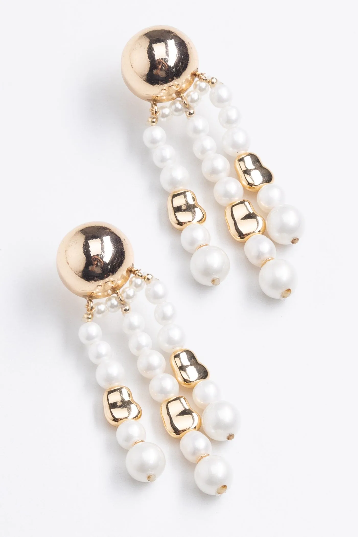 Pearl Fringe Earrings