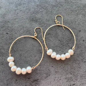 Pearl Hoops
