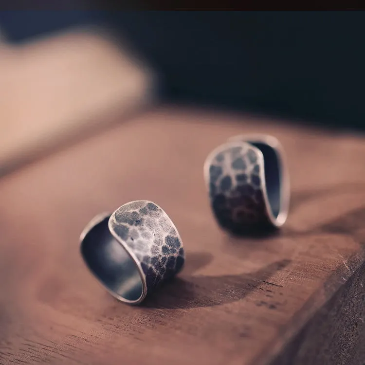 Pebble Cuff Earrings