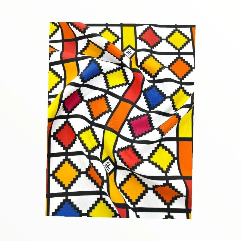 Printed Mini Matt Design 7 Ndebele Collection 140 cm