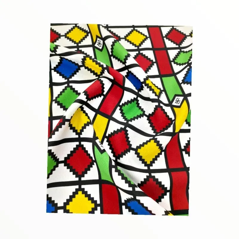 Printed Mini Matt Design 7 Ndebele Collection 140 cm