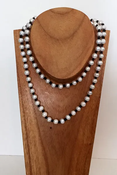 "Knot Another Classic" Freshwater Pearl Necklace