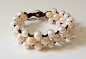 "Lacy" Freshwater Pearl Bracelet