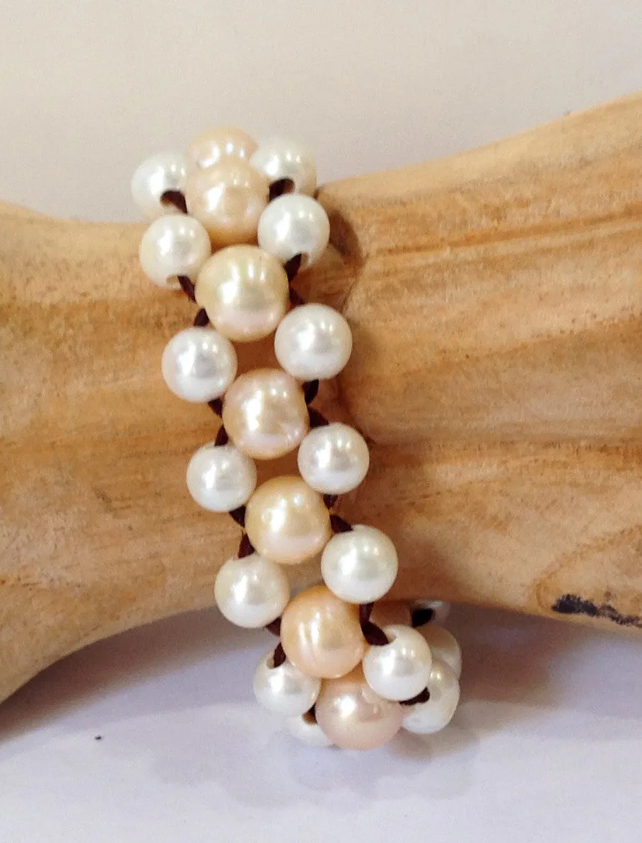 "Lacy" Freshwater Pearl Bracelet
