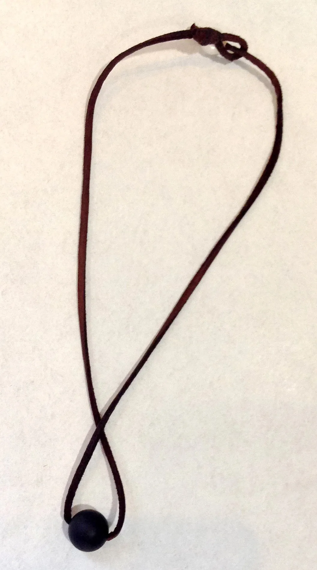 "One Love" Onyx and Pearl Unisex Necklace