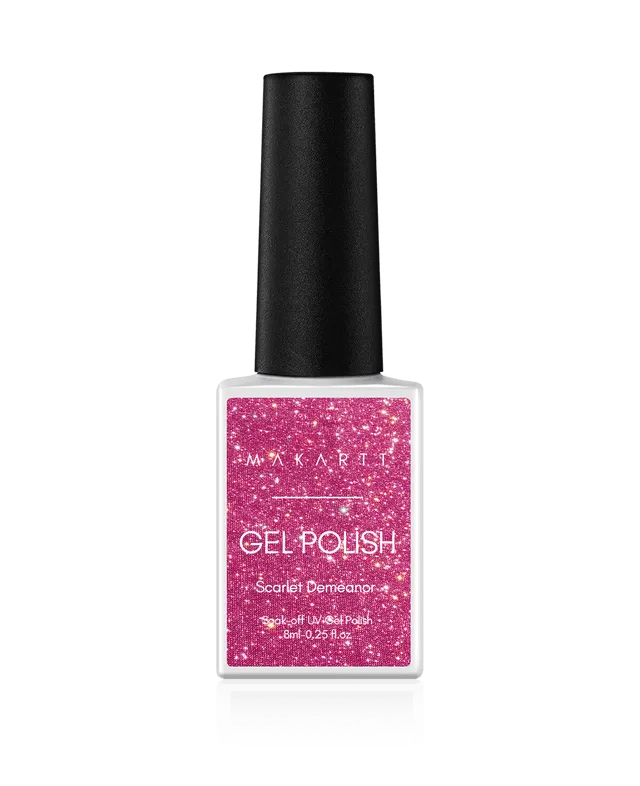 "Scarlet Demeanor (Disco)" Gel Polish