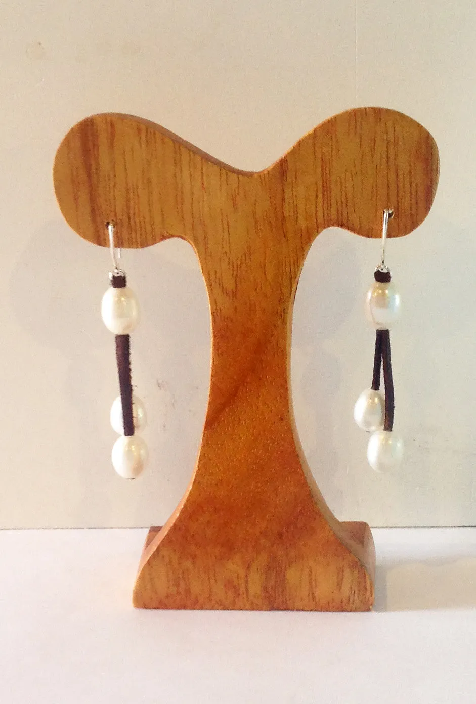 "Three's Company" Freshwater Pearl Earrings