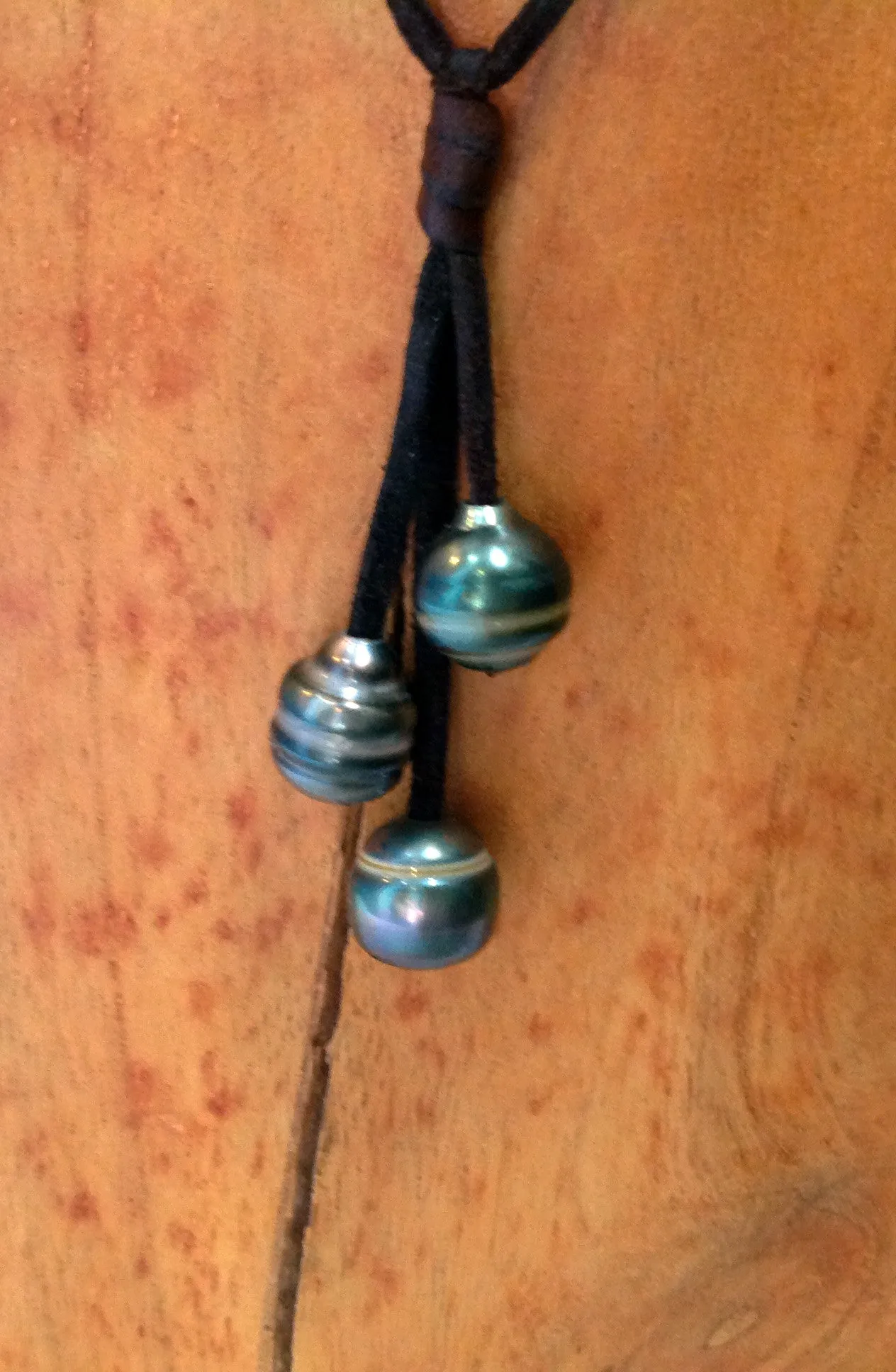 "Three's Company" Tahitian Pearl Necklace