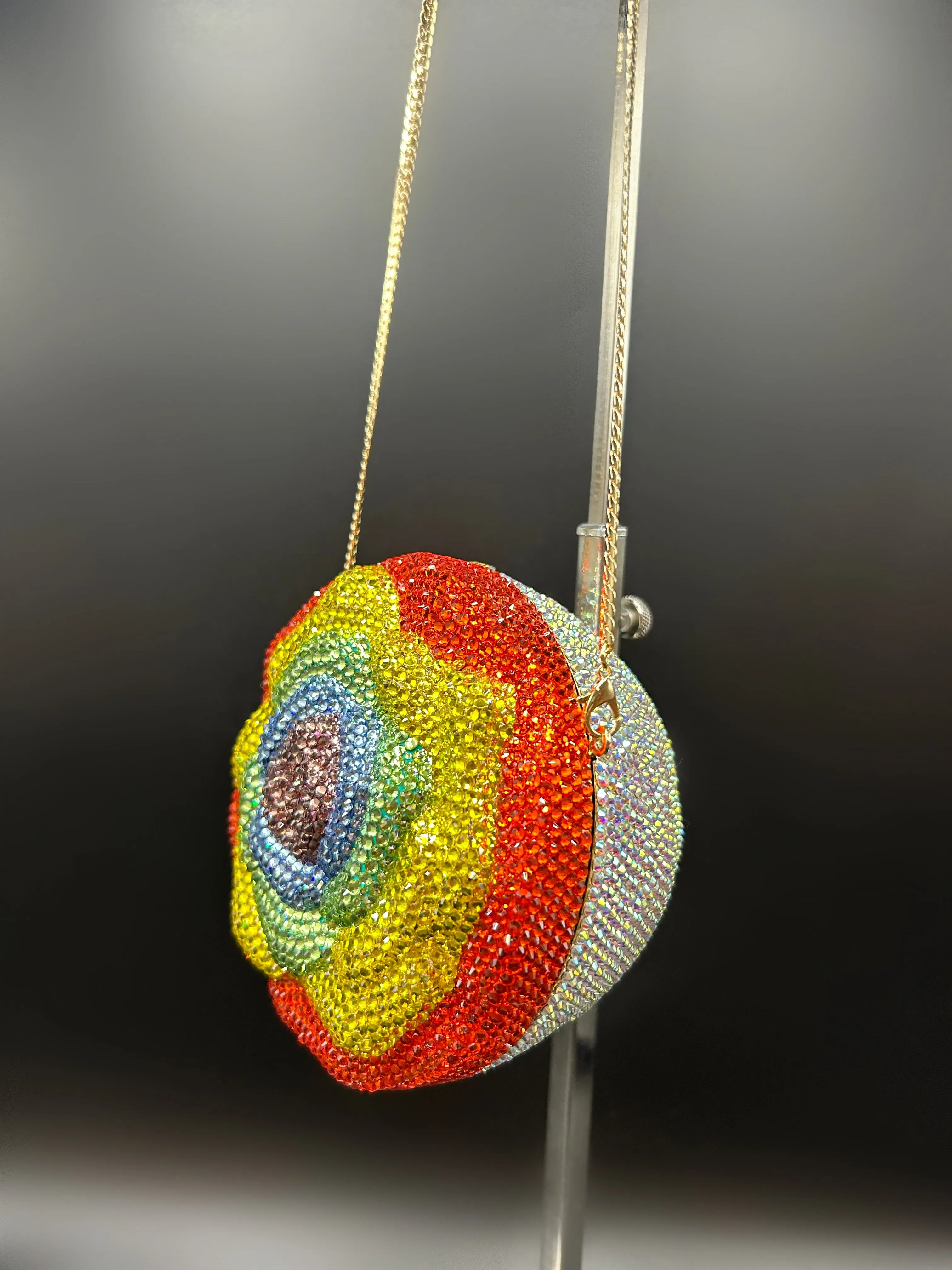 Rainbow Rose Clutch