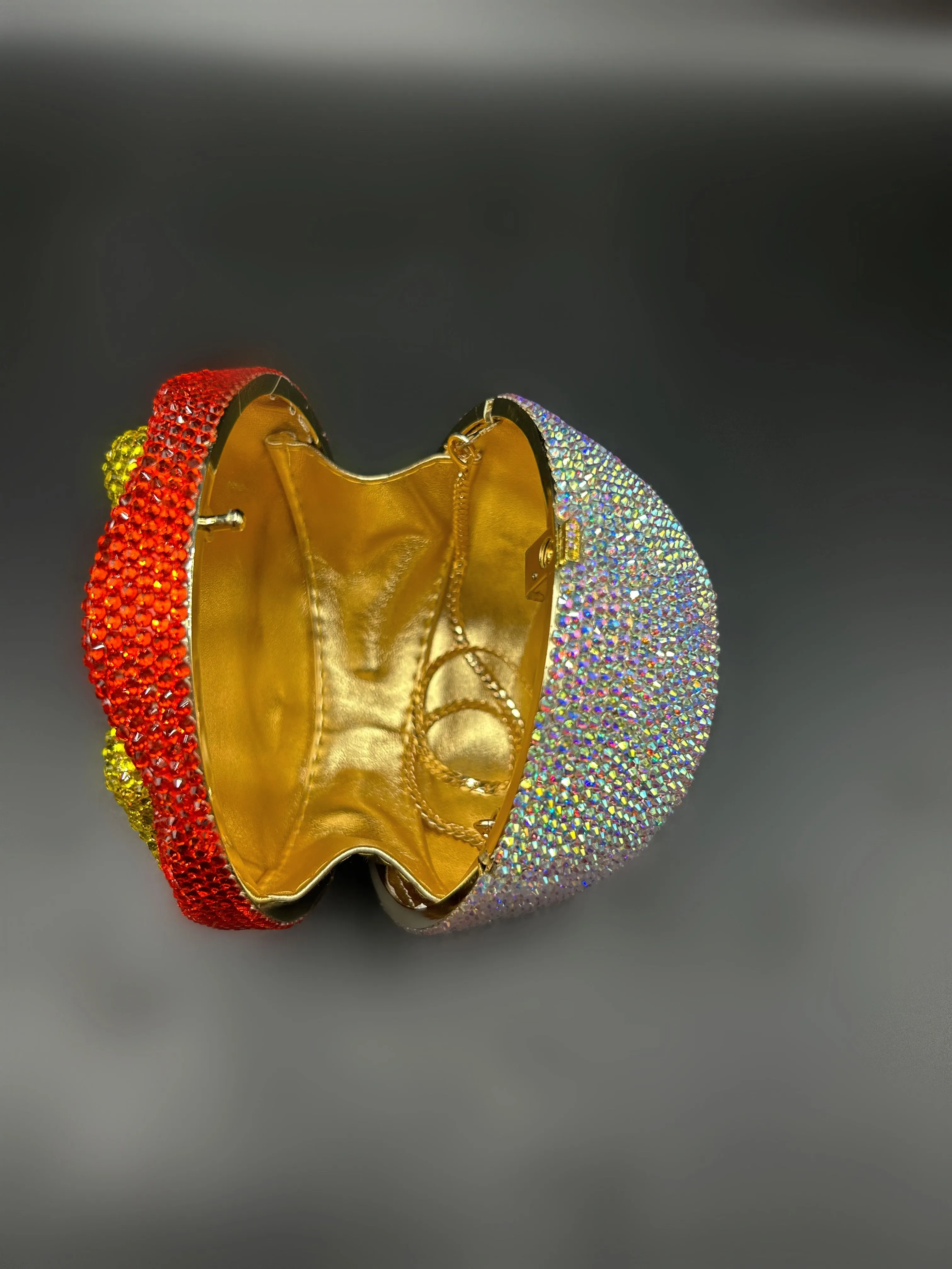 Rainbow Rose Clutch