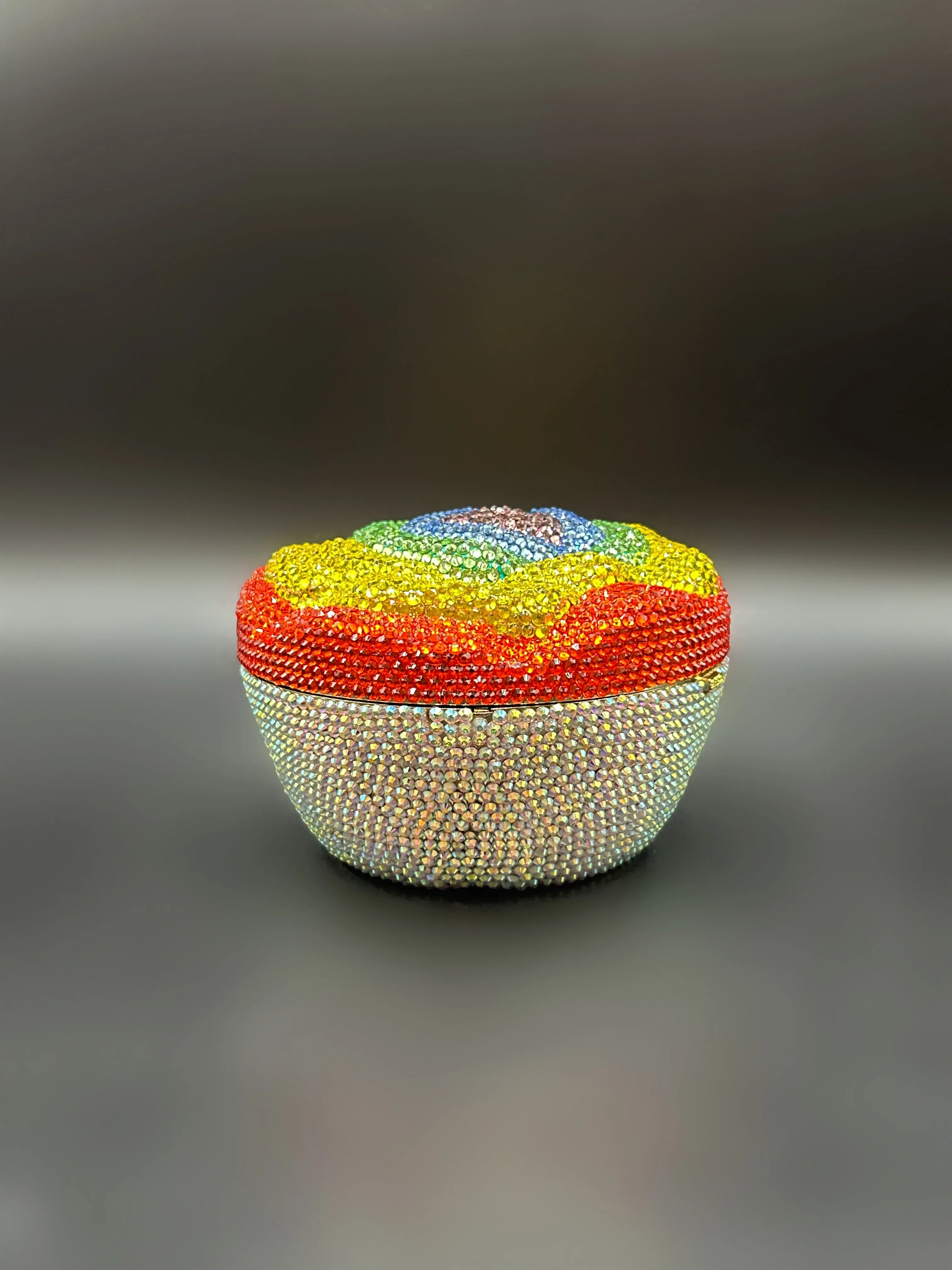 Rainbow Rose Clutch