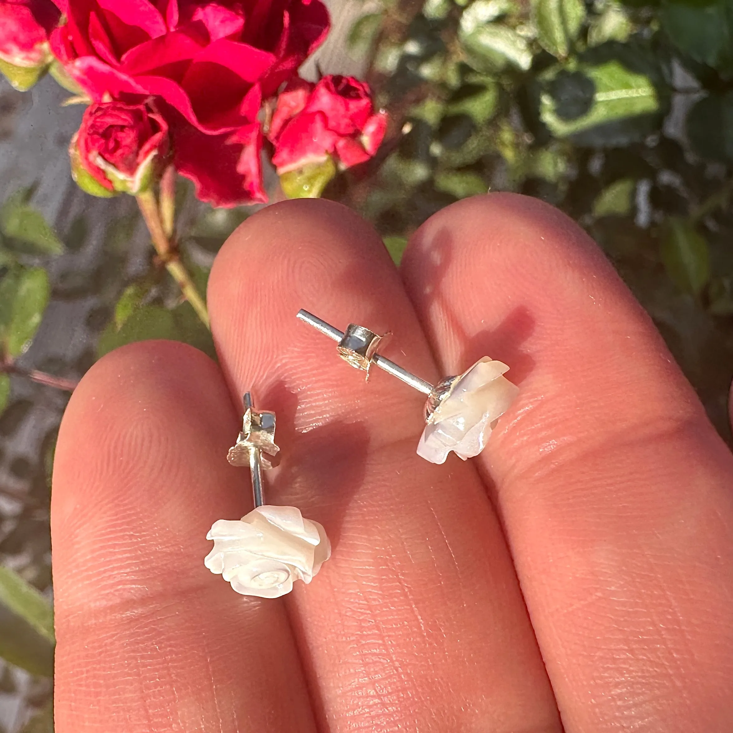 Rose Stud Earrings