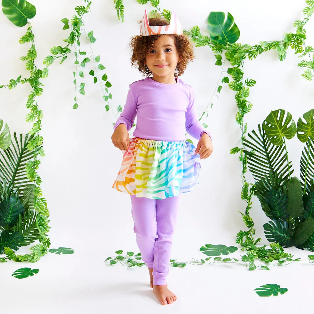 Sarah's Silks Costume - Rainbow Zebra