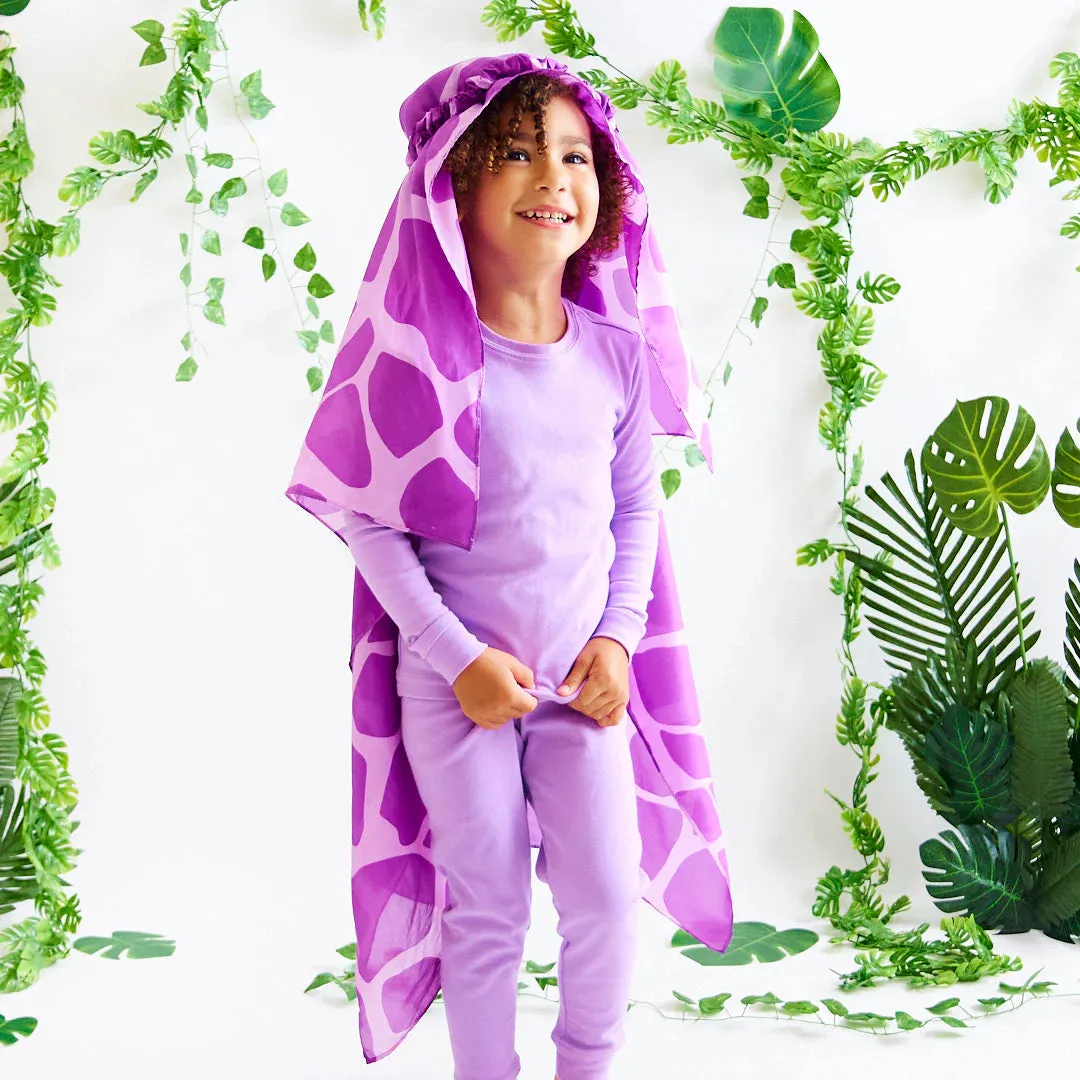 Sarah's Silks Playsilk - Purple Giraffe