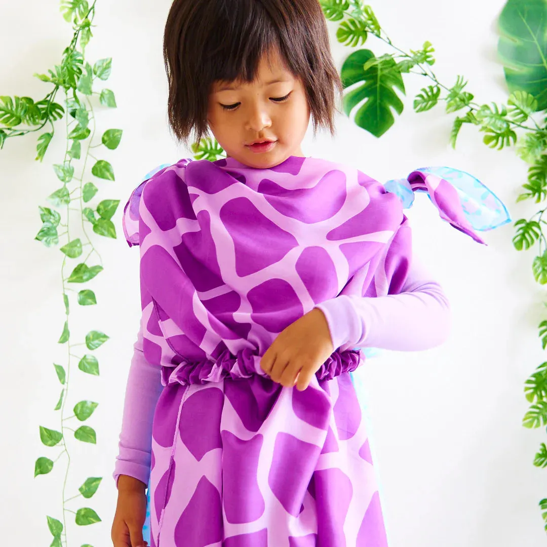 Sarah's Silks Playsilk - Purple Giraffe