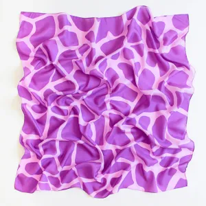 Sarah's Silks Playsilk - Purple Giraffe