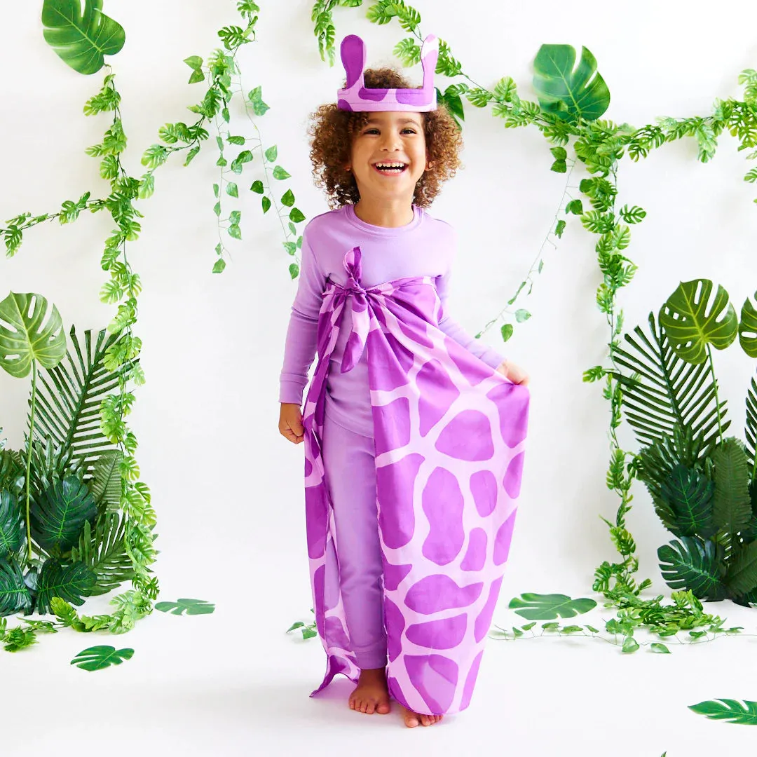 Sarah's Silks Playsilk - Purple Giraffe