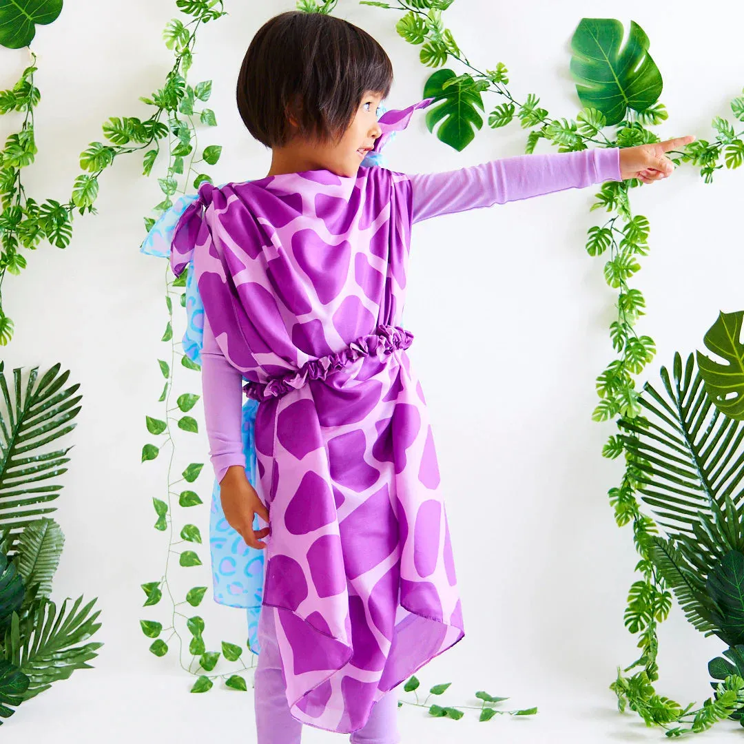 Sarah's Silks Playsilk - Purple Giraffe