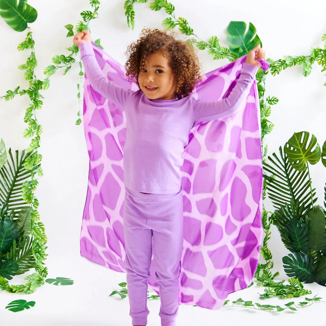 Sarah's Silks Playsilk - Purple Giraffe