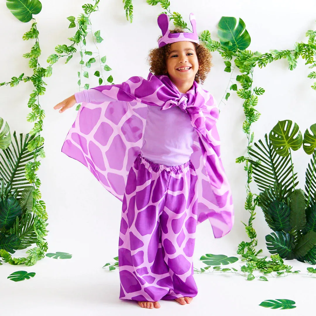 Sarah's Silks Playsilk - Purple Giraffe