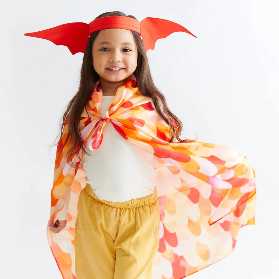 Sarah's Silks Playsilk - Red Dinosaur