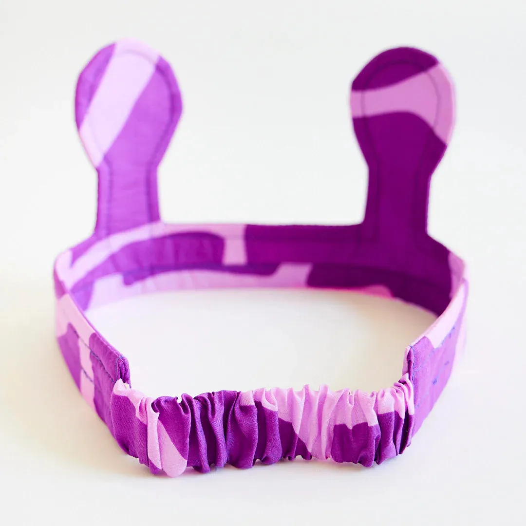 Sarah's Silks Purple Giraffe Ears