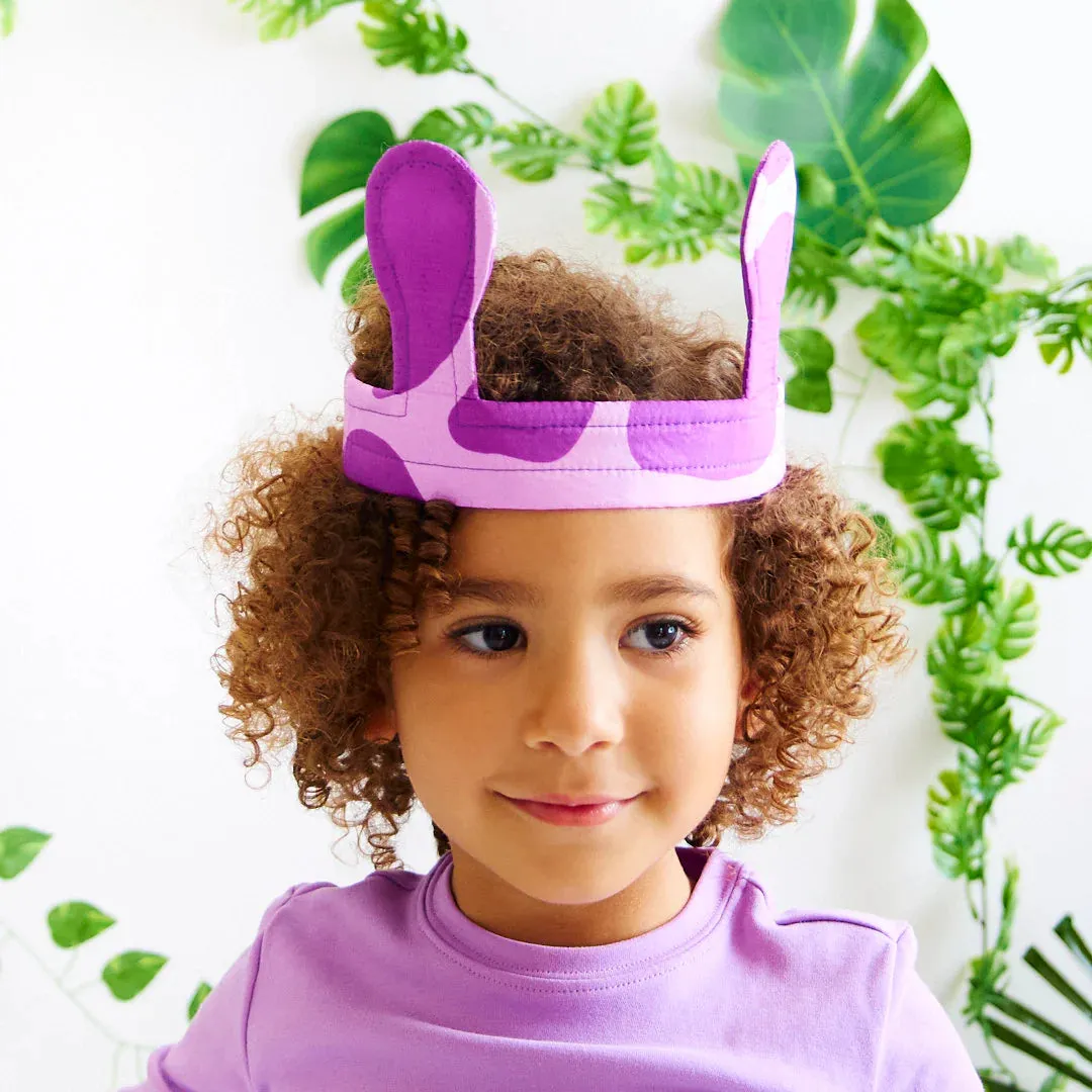 Sarah's Silks Purple Giraffe Ears