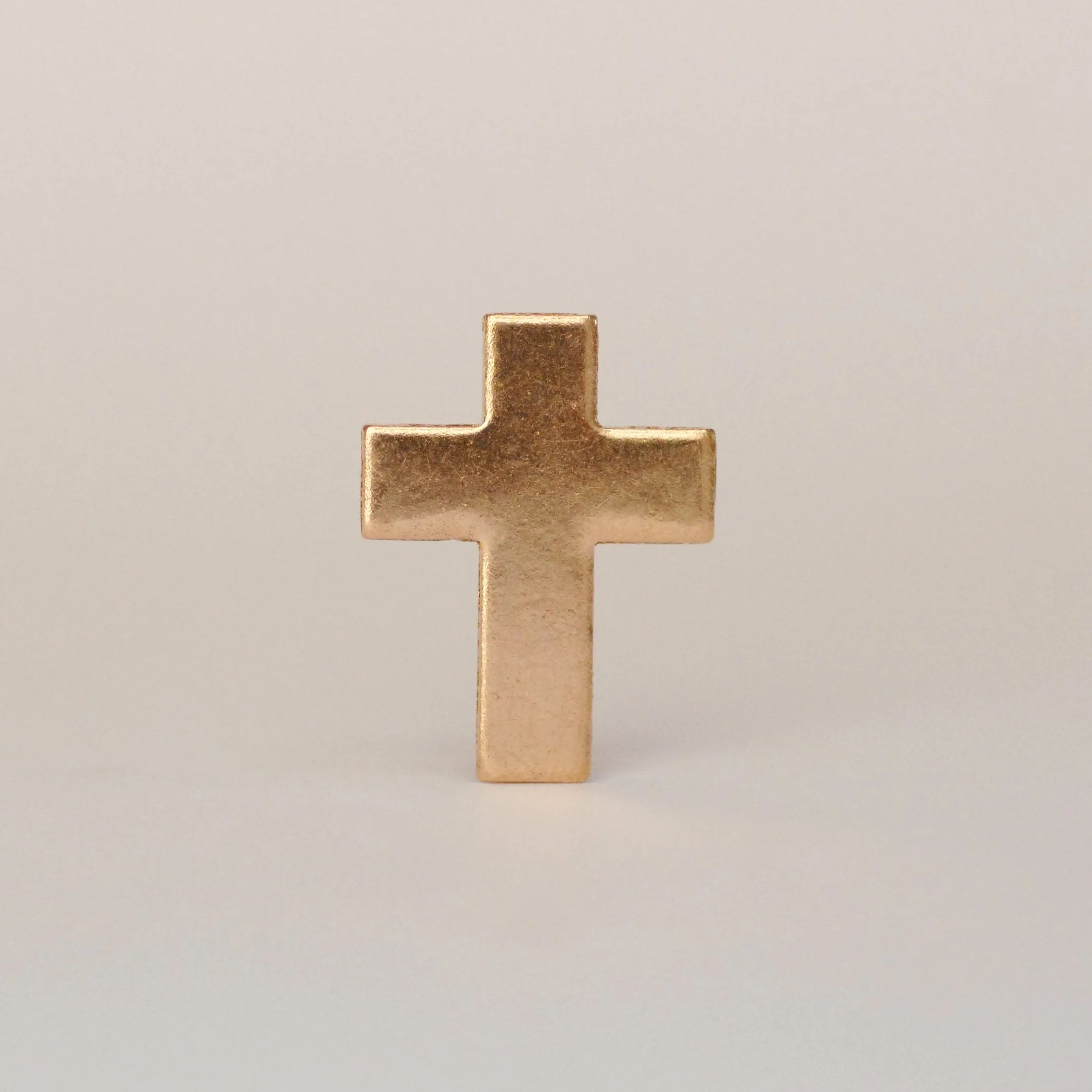 Simple Cross Shape metal blanks 18mm x 14mm for making jewelry, pendants and earrings