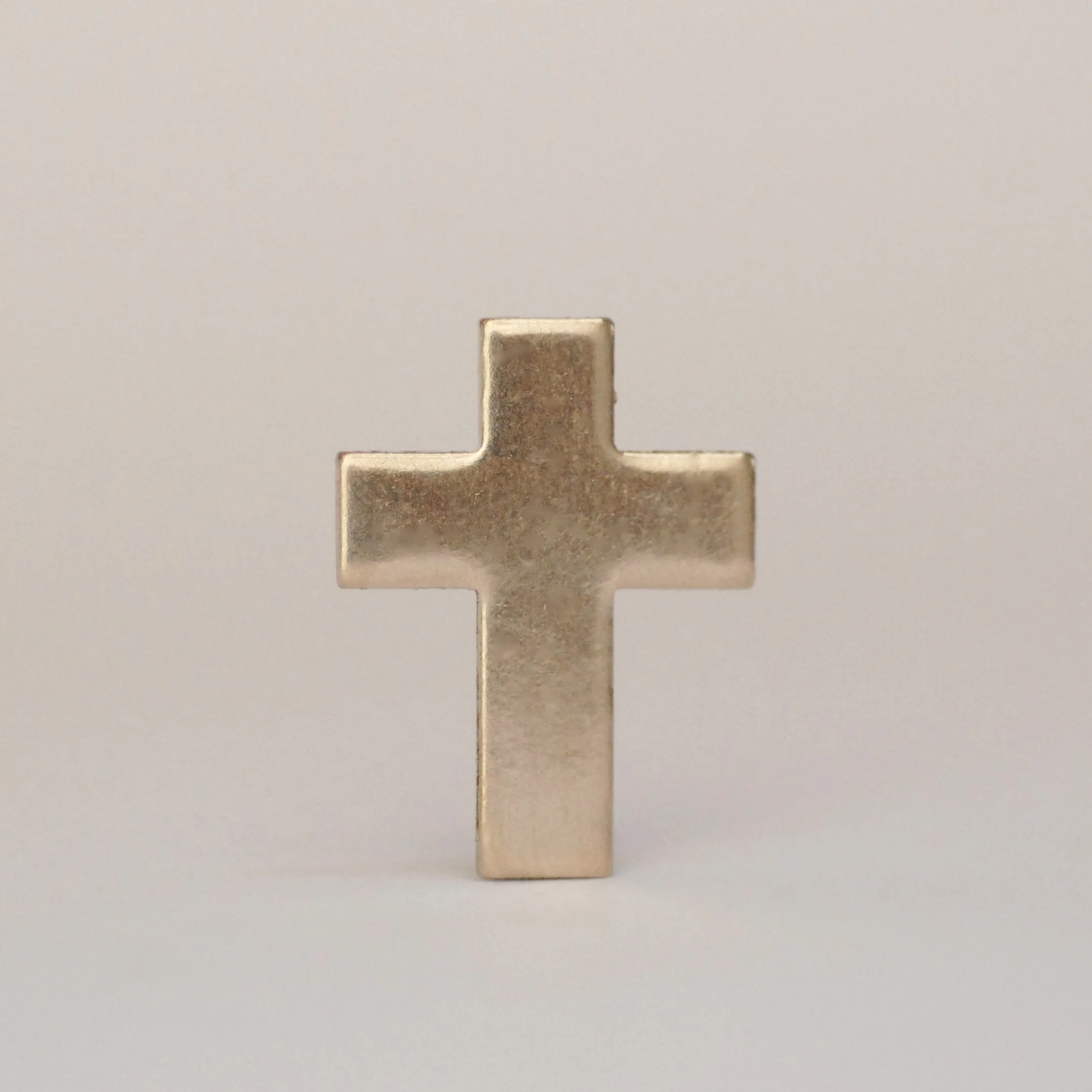 Simple Cross Shape metal blanks 18mm x 14mm for making jewelry, pendants and earrings