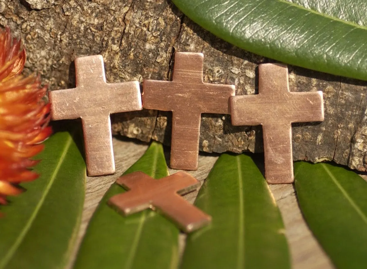 Simple Cross Shape metal blanks 18mm x 14mm for making jewelry, pendants and earrings