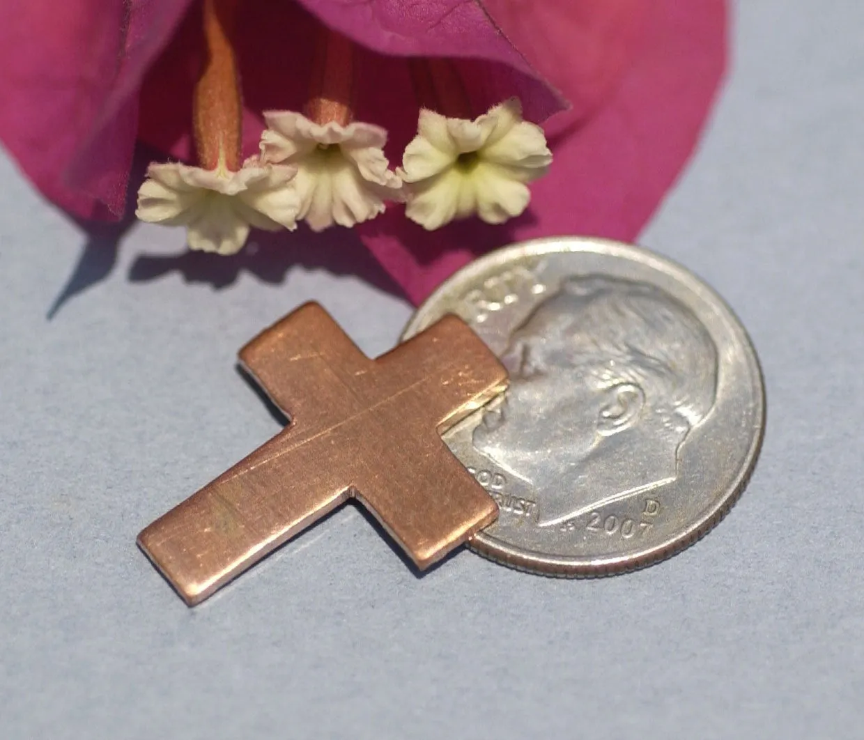 Simple Cross Shape metal blanks 18mm x 14mm for making jewelry, pendants and earrings