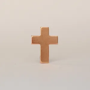 Simple Cross Shape metal blanks 18mm x 14mm for making jewelry, pendants and earrings