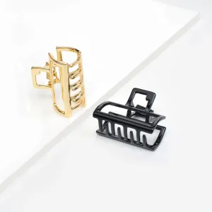 Simple Metal Claw - 2 Pack Hair Claw