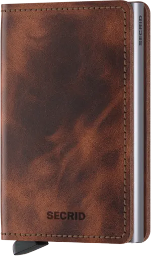 Slimwallet - Vintage Brown