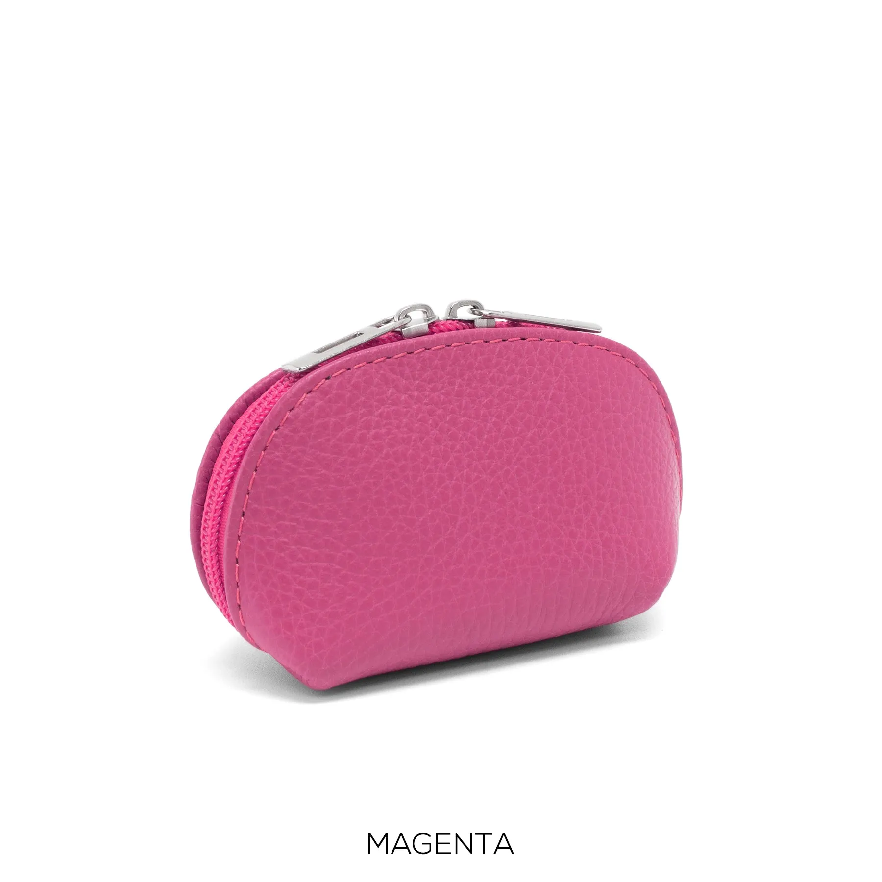 Small leather coin purse in various colours