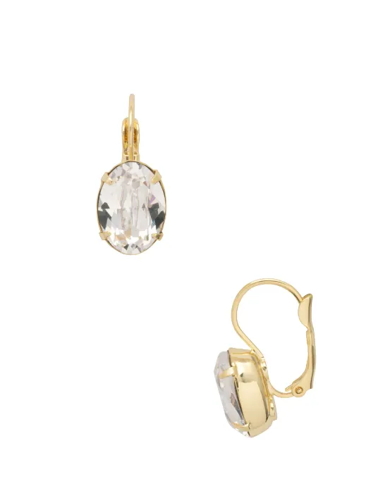 Sorrelli Oval Cut Dangle Earring - Crystal