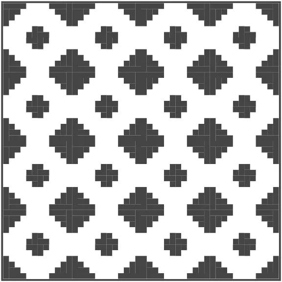 Staircase Quilt Block Pattern