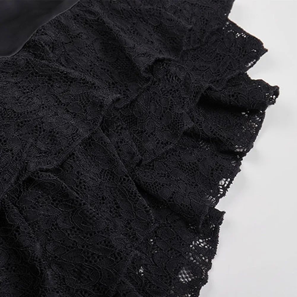 Strappy Sleeveless Lace Long Dress KLYF1031