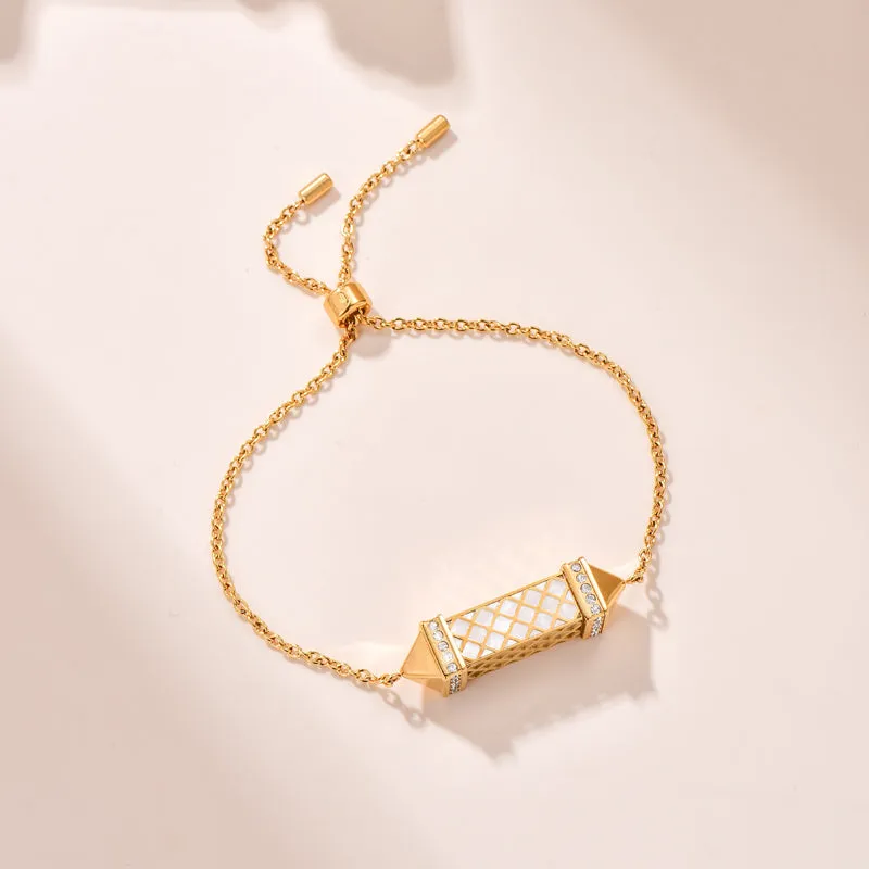 Tassel / Bracelet Pearl Gold