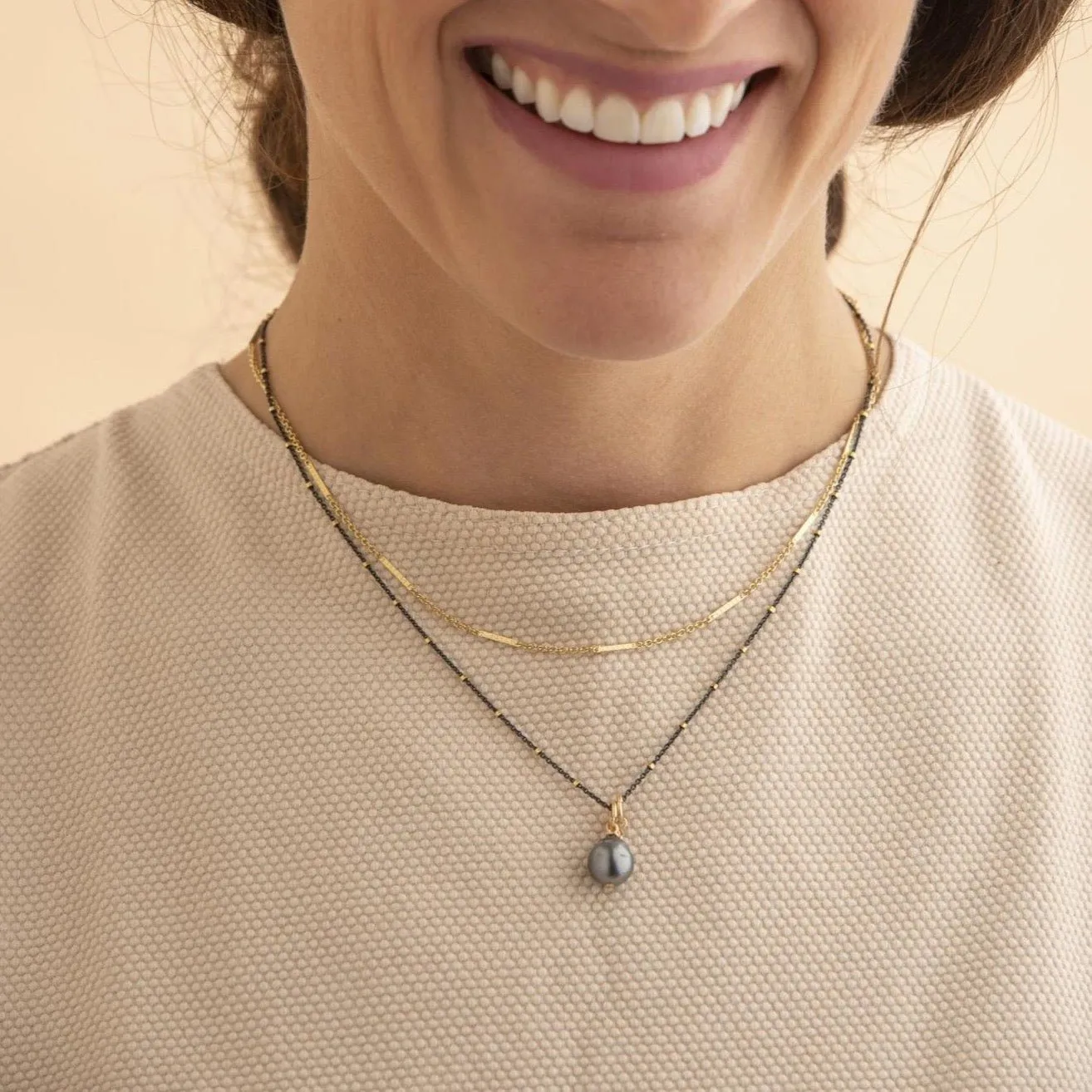 Taylor & Tessier  Ezra Mixed Metal Necklace