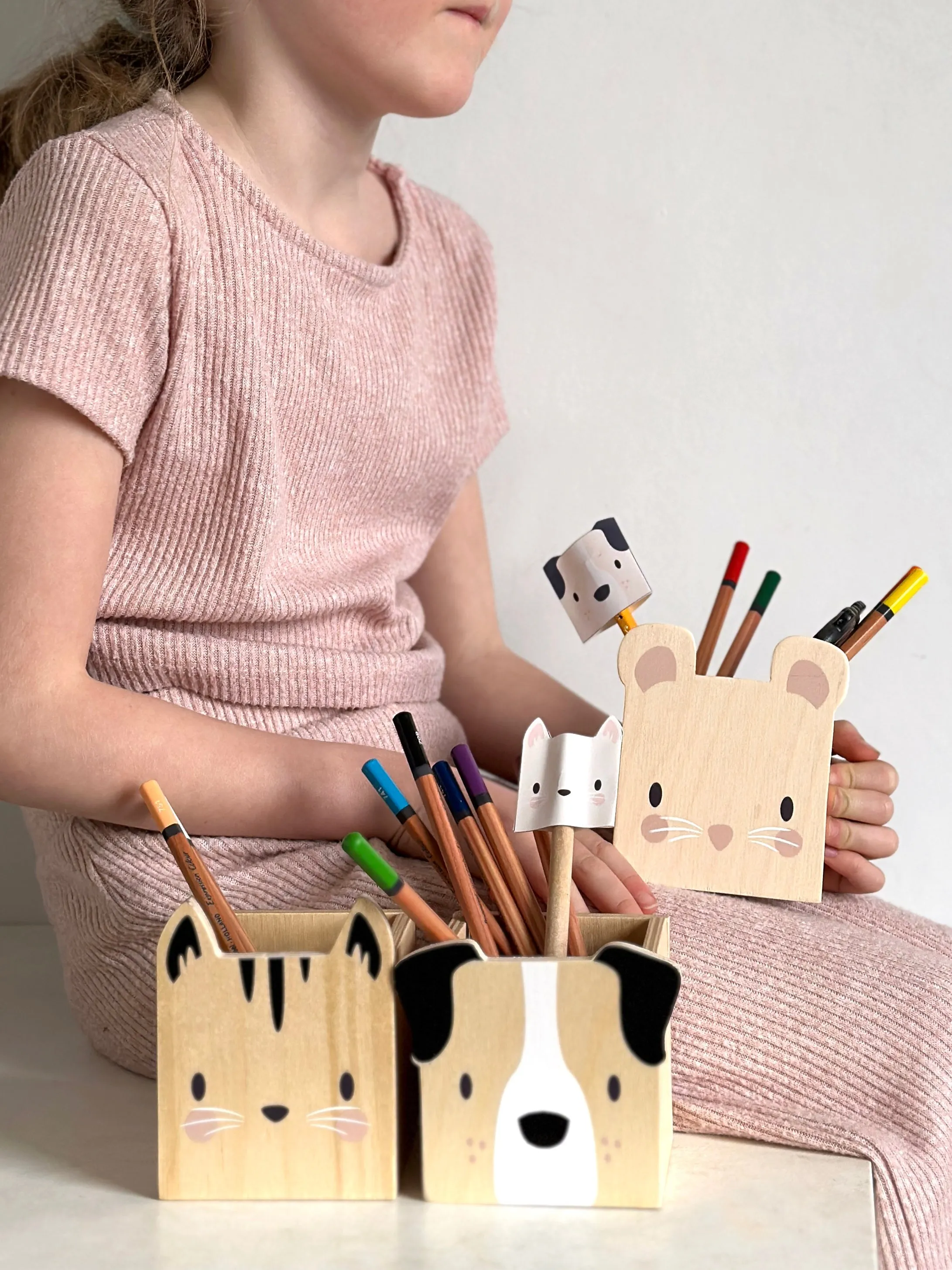 Tender Leaf Pet Pencil Holders