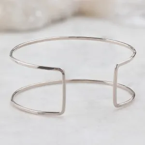 The Column Cuff Bracelet | Sterling Silver