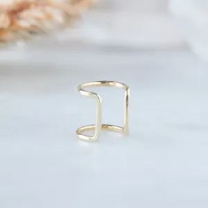 The Column Ear Cuff | Gold Filled