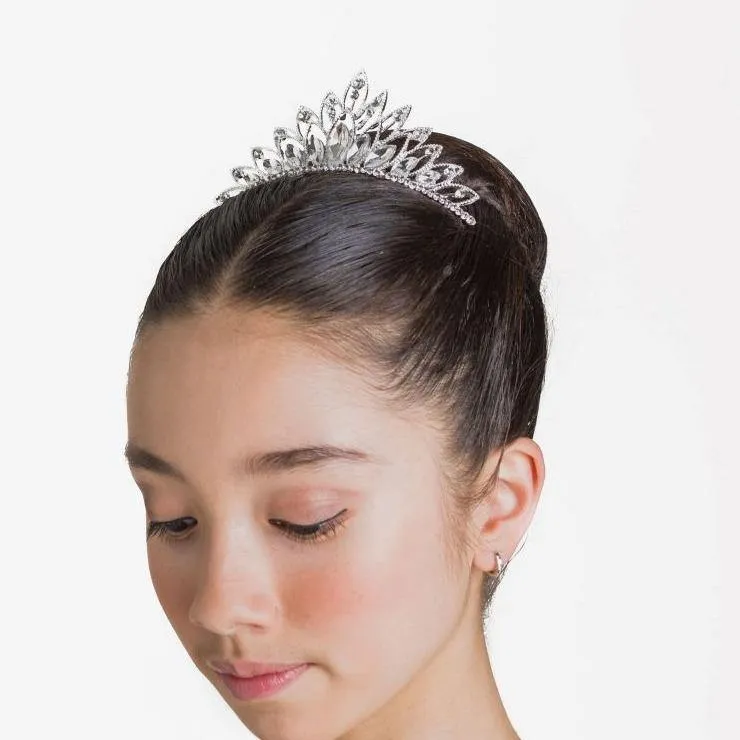 The Elsa Comb Tiara - Crystal White