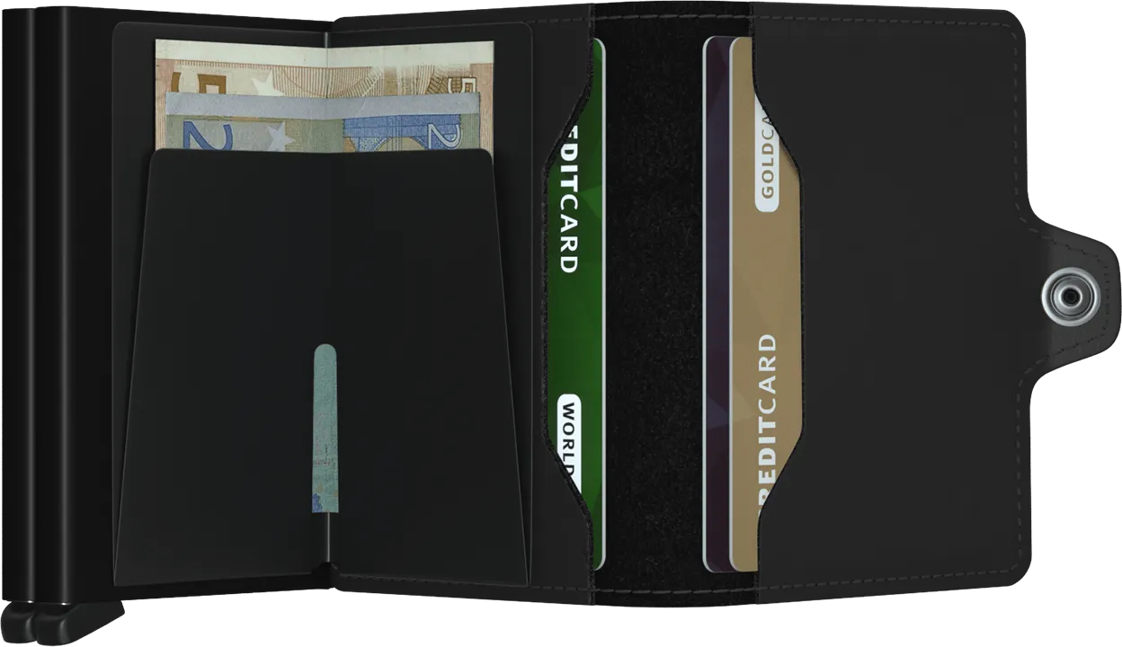 Twinwallet Matte Black